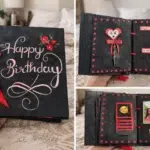 Handmade Personalized Scrapbook – Custom Memory Book for Couples, Friends & Family