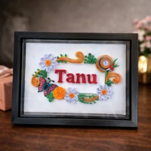 Personalized Quilling Name Frame 4 Personalized Quilling Name Frame