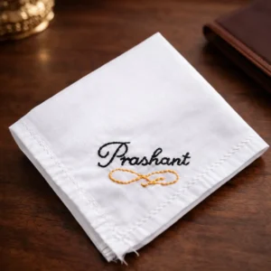 Personalized Embroidered Handkerchief