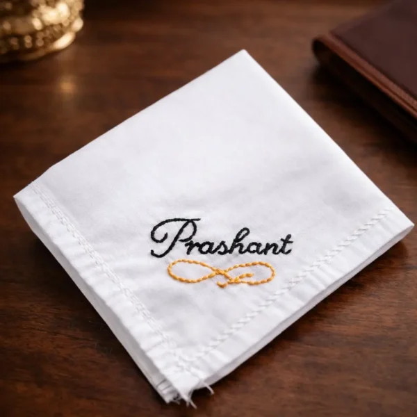 Personalized Embroidered Handkerchief 2 Personalized Embroidered Handkerchief