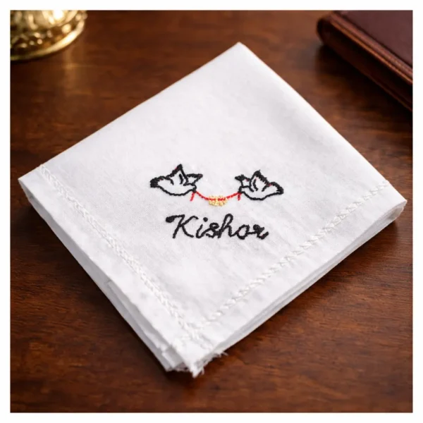 Personalized Embroidered Handkerchief Personalized Embroidered Handkerchief