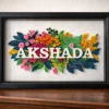Personalized Quilling Name Frame (1) Personalized Quilling Name Frame – Handmade Paper Art Gift for Home & Special Occasions